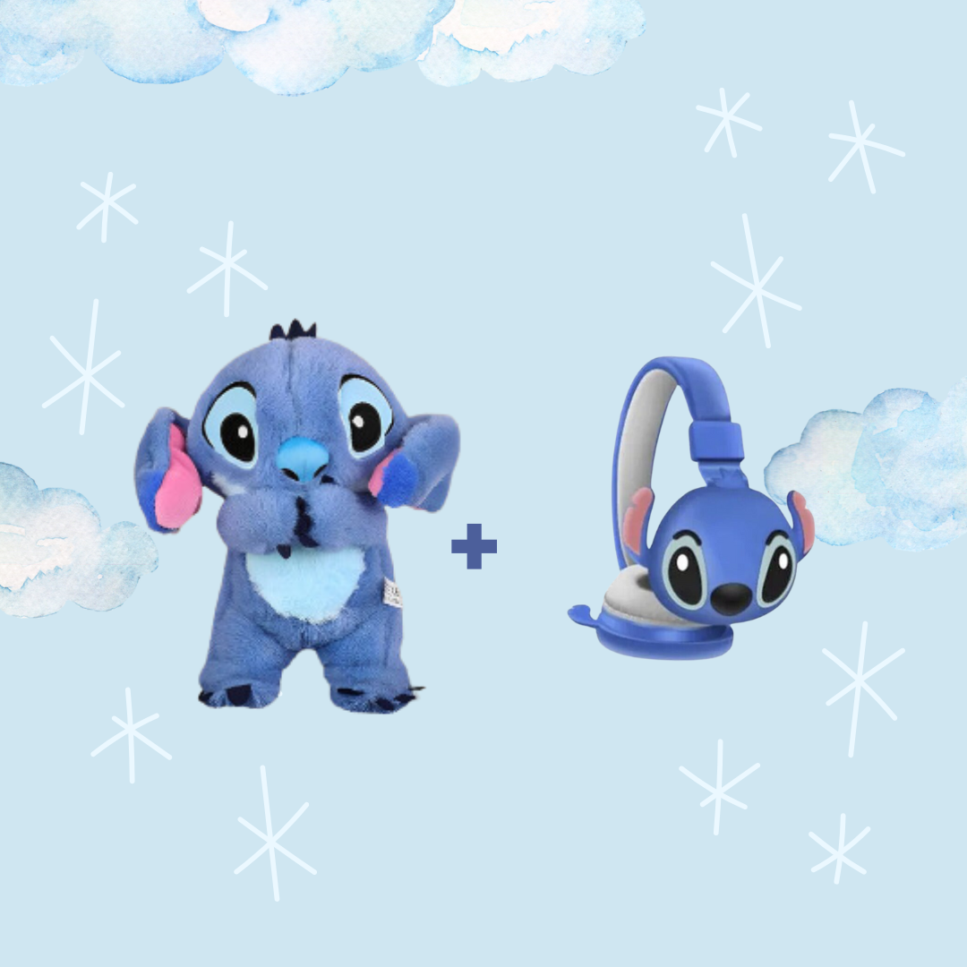 STITCH SLUŠALICE + PLIŠANA IGRAČKA ( GRATIS DOSTAVA )