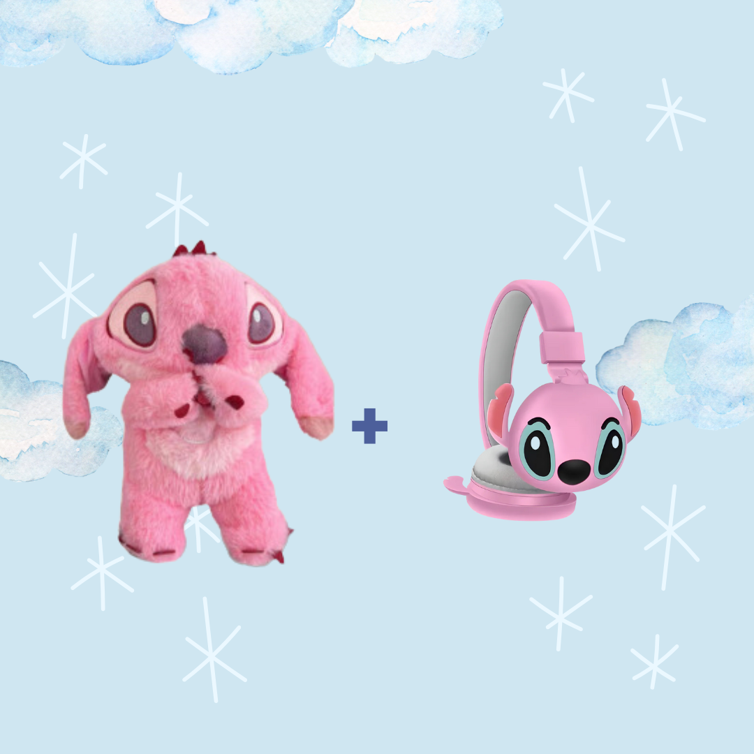 STITCH SLUŠALICE + PLIŠANA IGRAČKA ( GRATIS DOSTAVA )