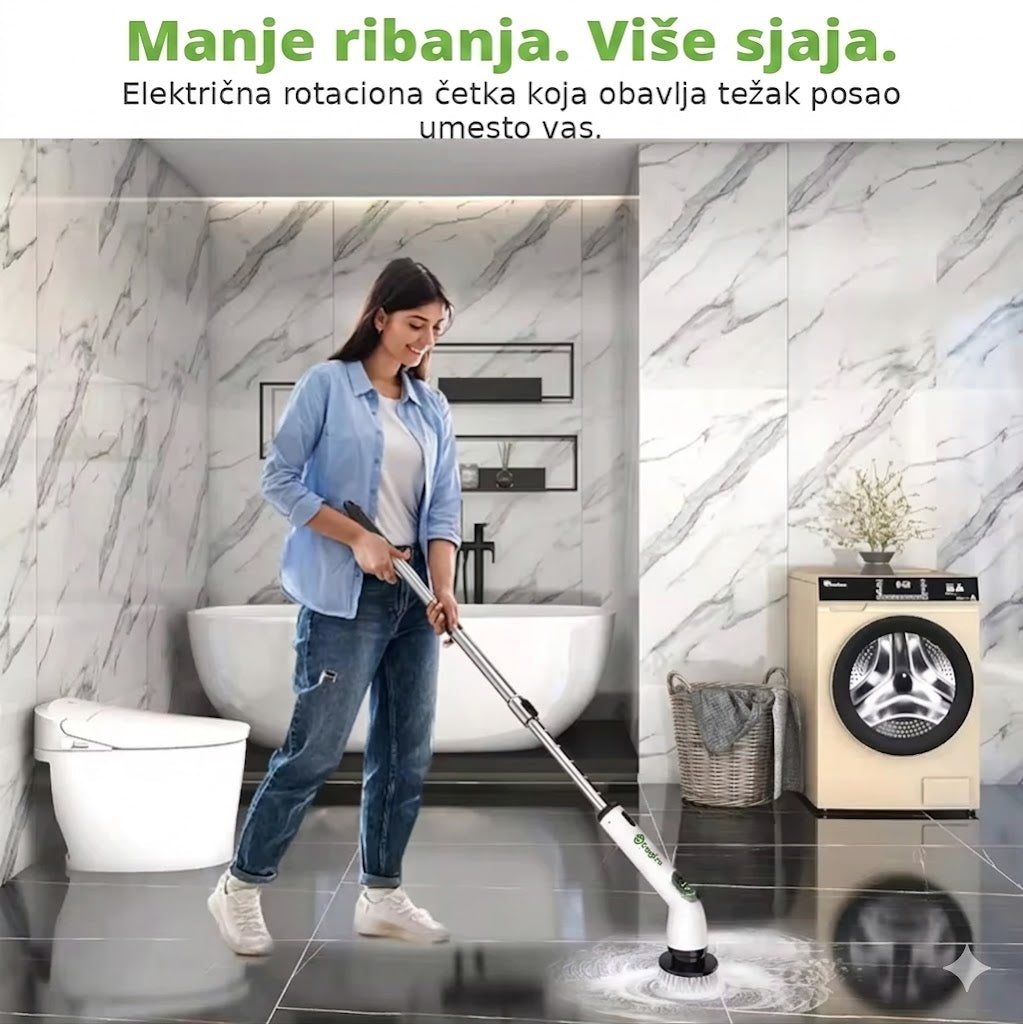 Električna četka za dubinsko čišćenje 7 u 1 – snažan motor