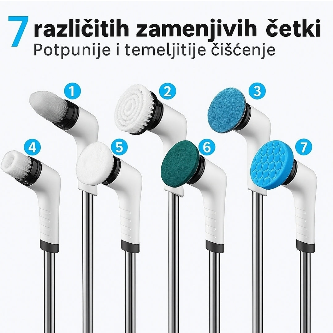 Električna četka za čišćenje 7 u 1