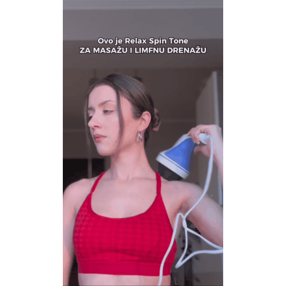 Relax Spin Tone Masažer sa 5 nastavaka! 4 za masažu i 1 za negu peta