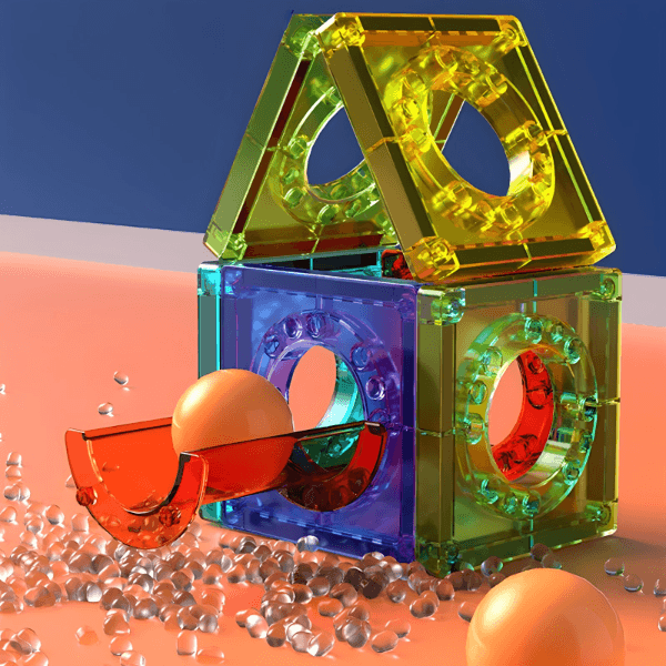 Magnetni Blokovi za Decu (45 delova) - Igračka za Kreativnost i Razvoj