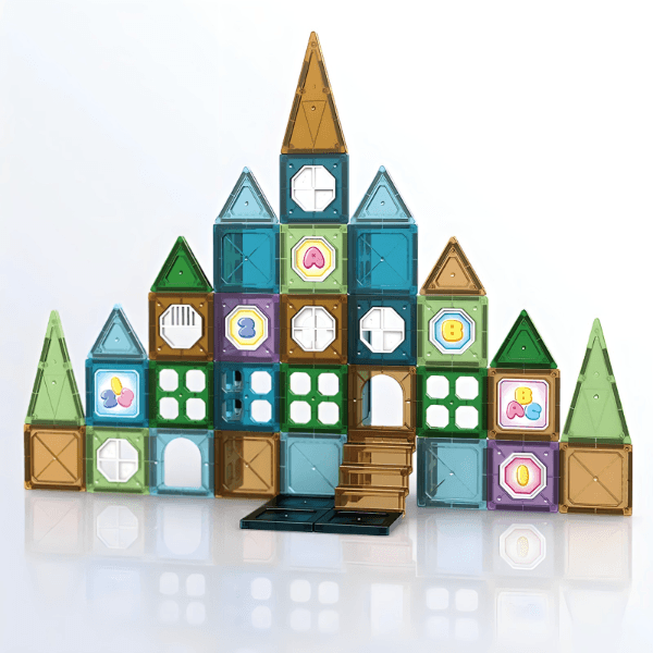 Magnetni Blokovi za Decu (45 delova) - Igračka za Kreativnost i Razvoj