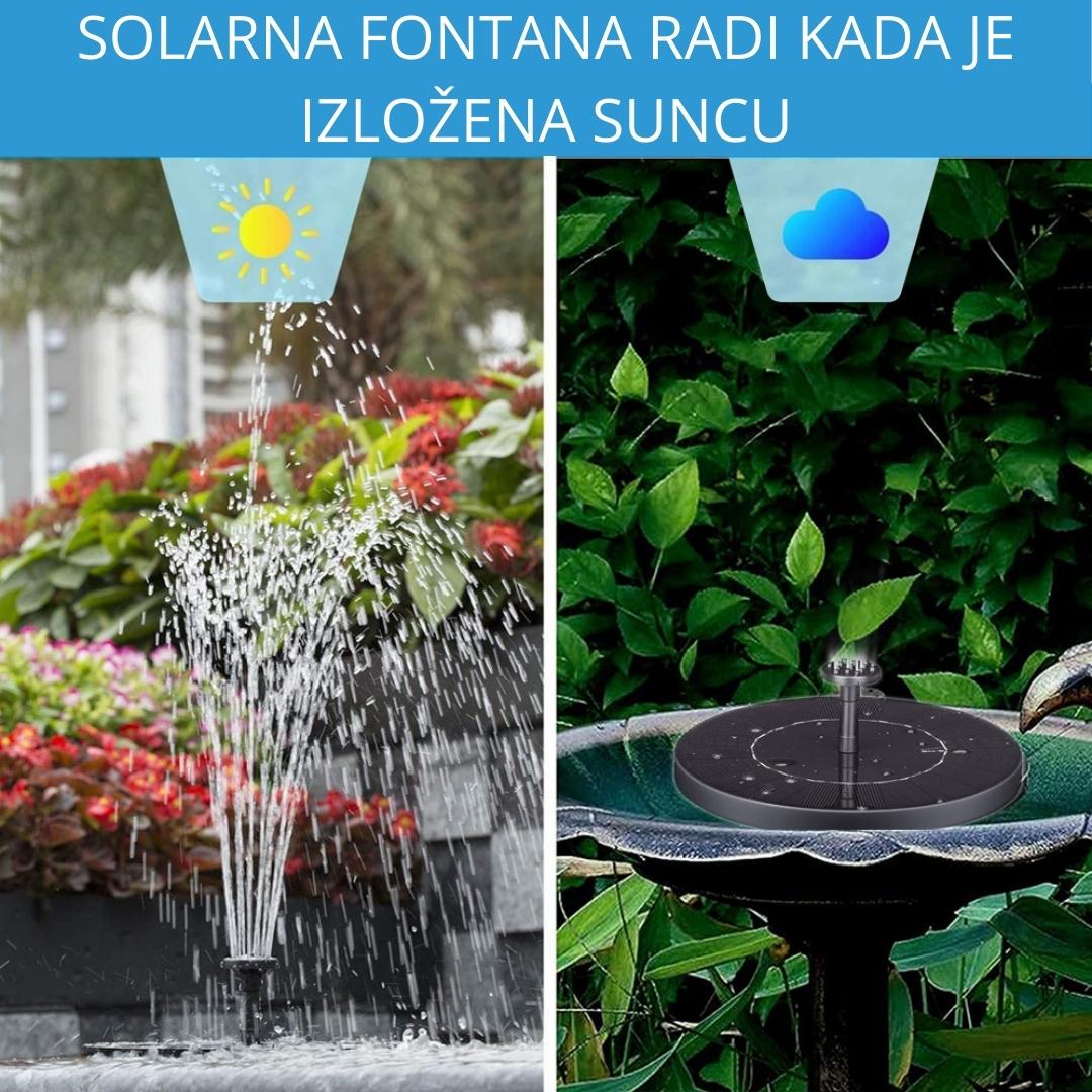 FONTANA SUN – Solarna baštenska fontana