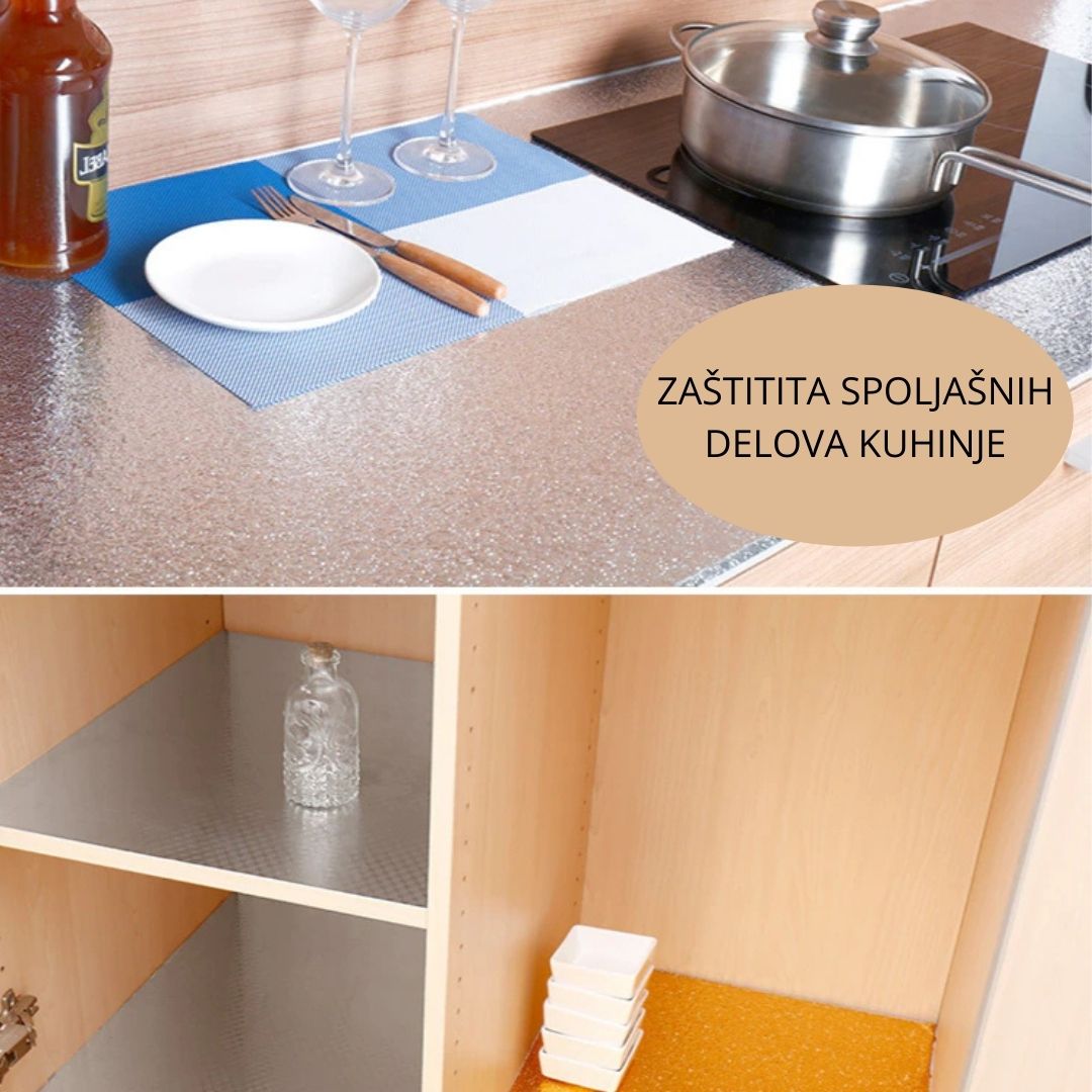 ALUFOLIJA 1+1 PONUDA - Folija za zaštitu kuhinjskih elemenata