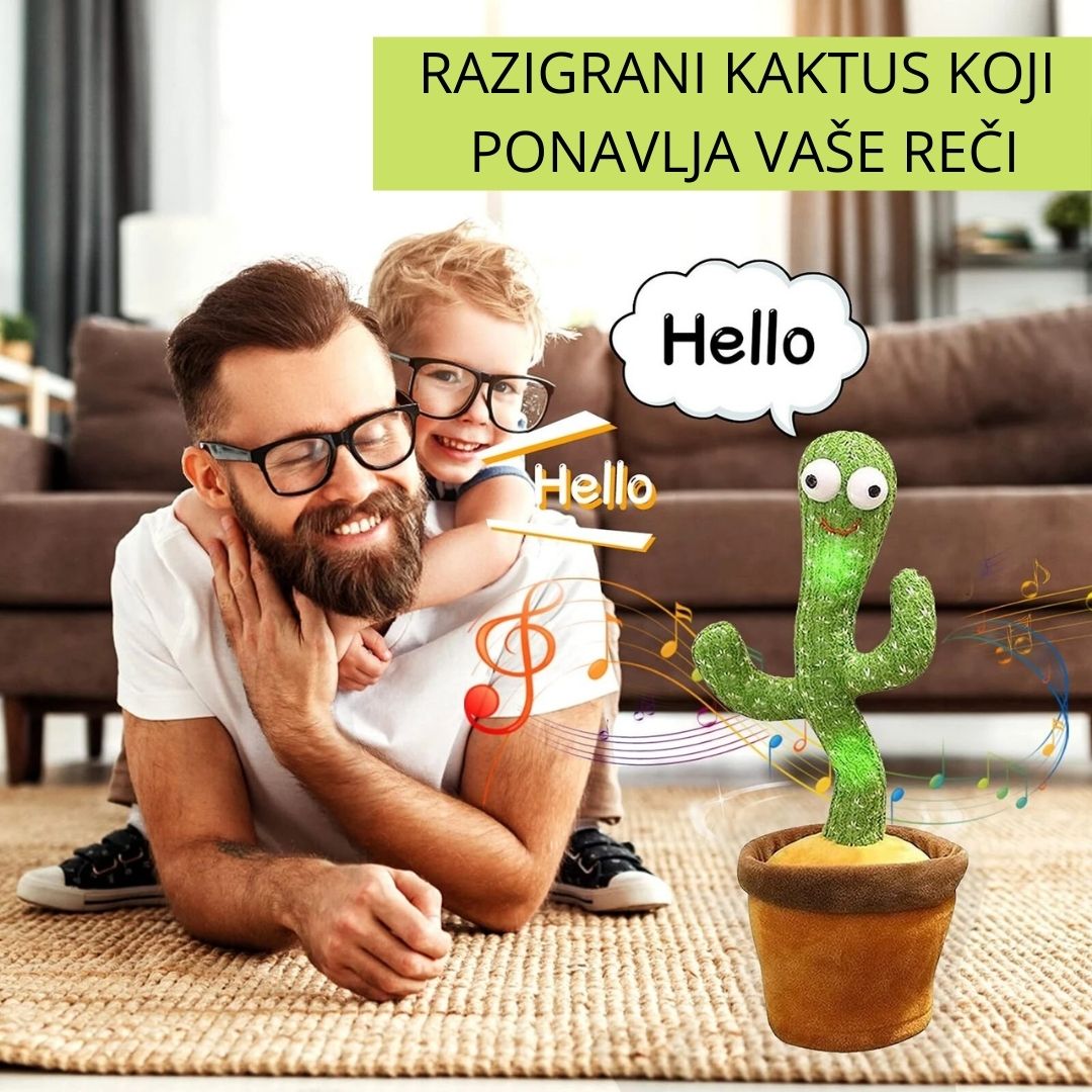 RAZIGRANI KAKTUS –  Igračka u obliku kaktusa