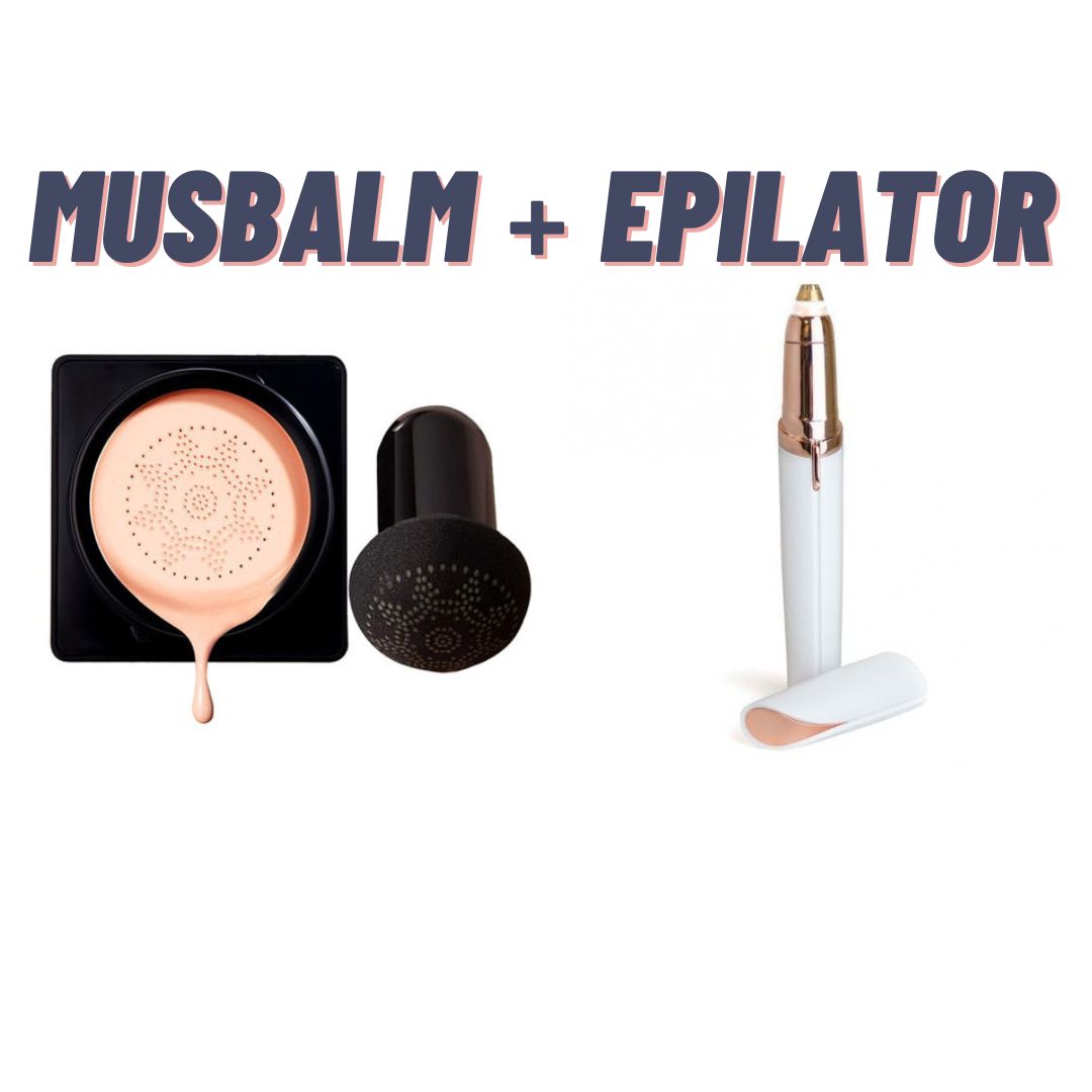 MUSBALM + EPILATOR Dva proizvoda za održavanja lica i tela