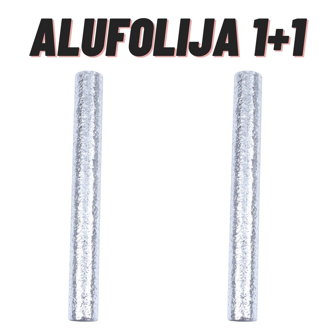 ALUFOLIJA 1+1 PONUDA - Folija za zaštitu kuhinjskih elemenata