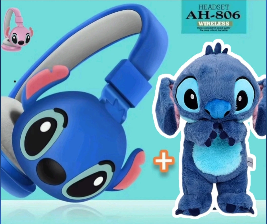 STITCH SLUŠALICE + PLIŠANA IGRAČKA ( GRATIS DOSTAVA )