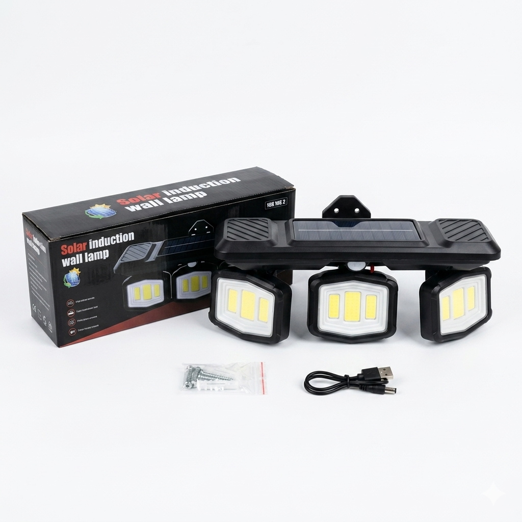 Solarna LED Lampa - Senzor Pokreta - podesivi uglovi