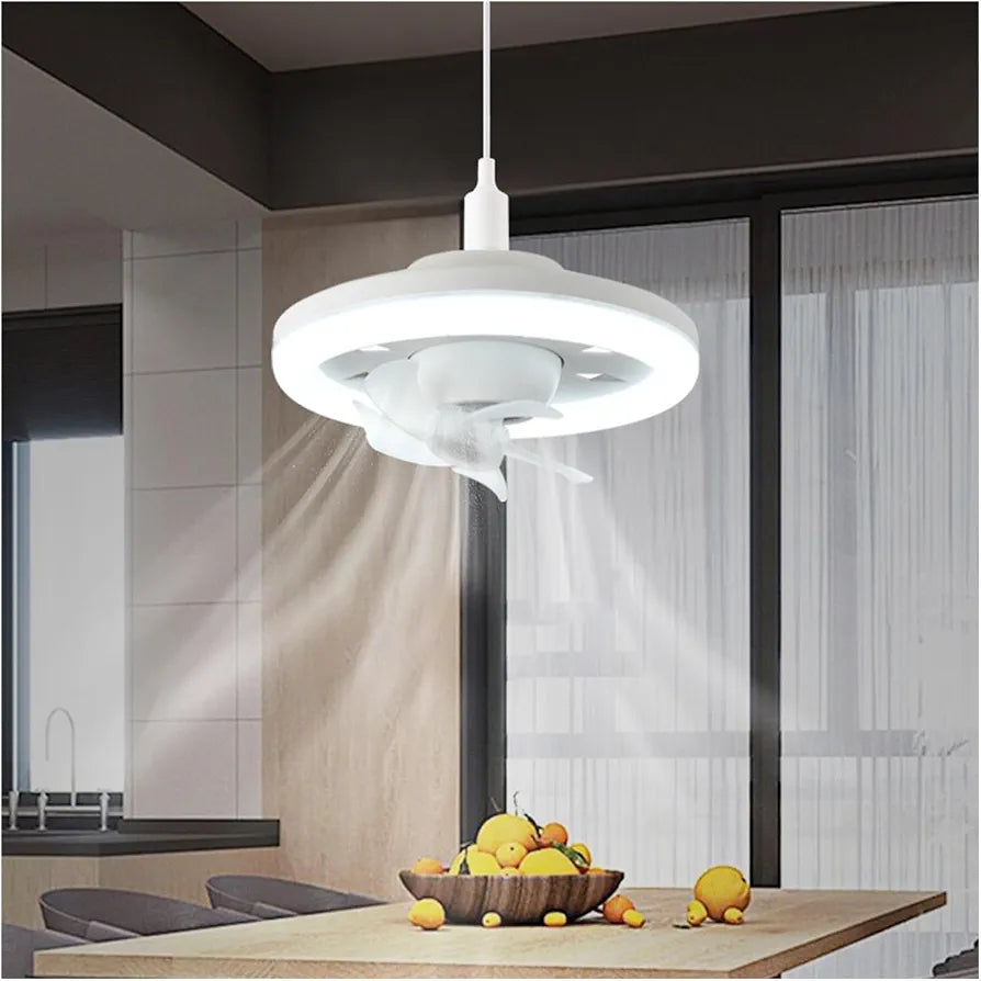 RIXME 3-U-1 LED LUSTER VENTILATOR SA AROMATERAPIJOM (60W)