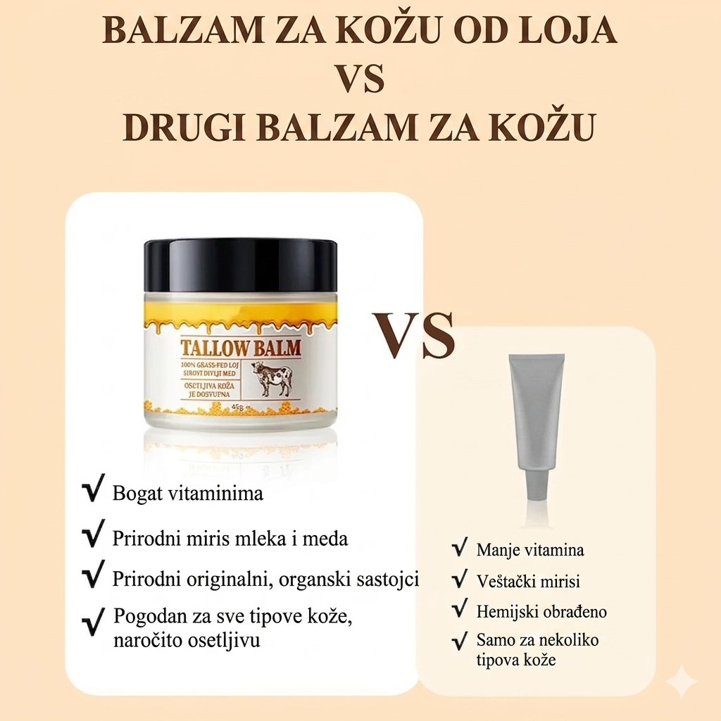 Balzam od goveđeg loja, divljeg meda i maslinovog ulja