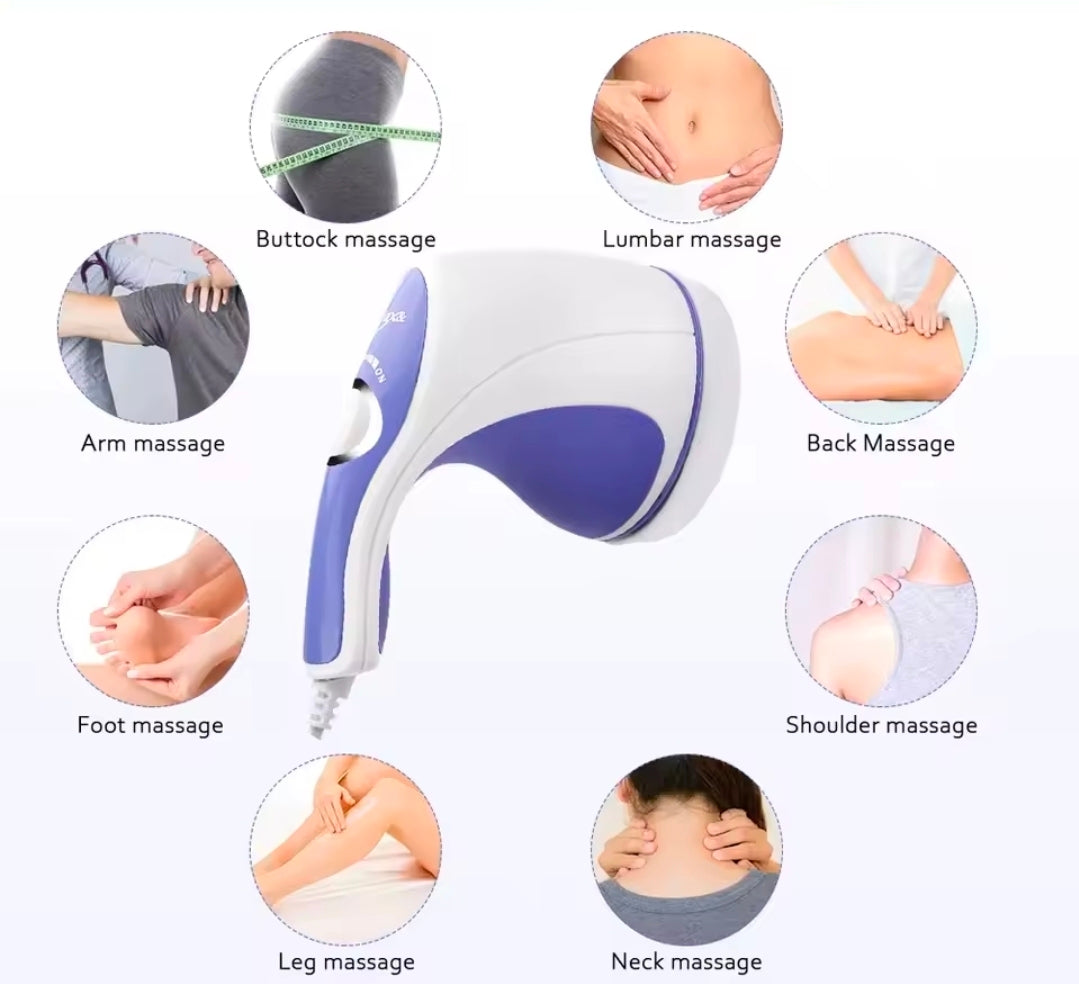 Relax Spin Tone Masažer sa 5 nastavaka! 4 za masažu i 1 za negu peta