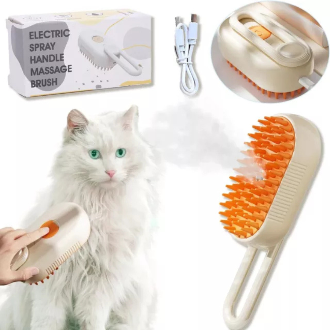 SPAPET – Masažna četka sa sprejem za kućne ljubimce