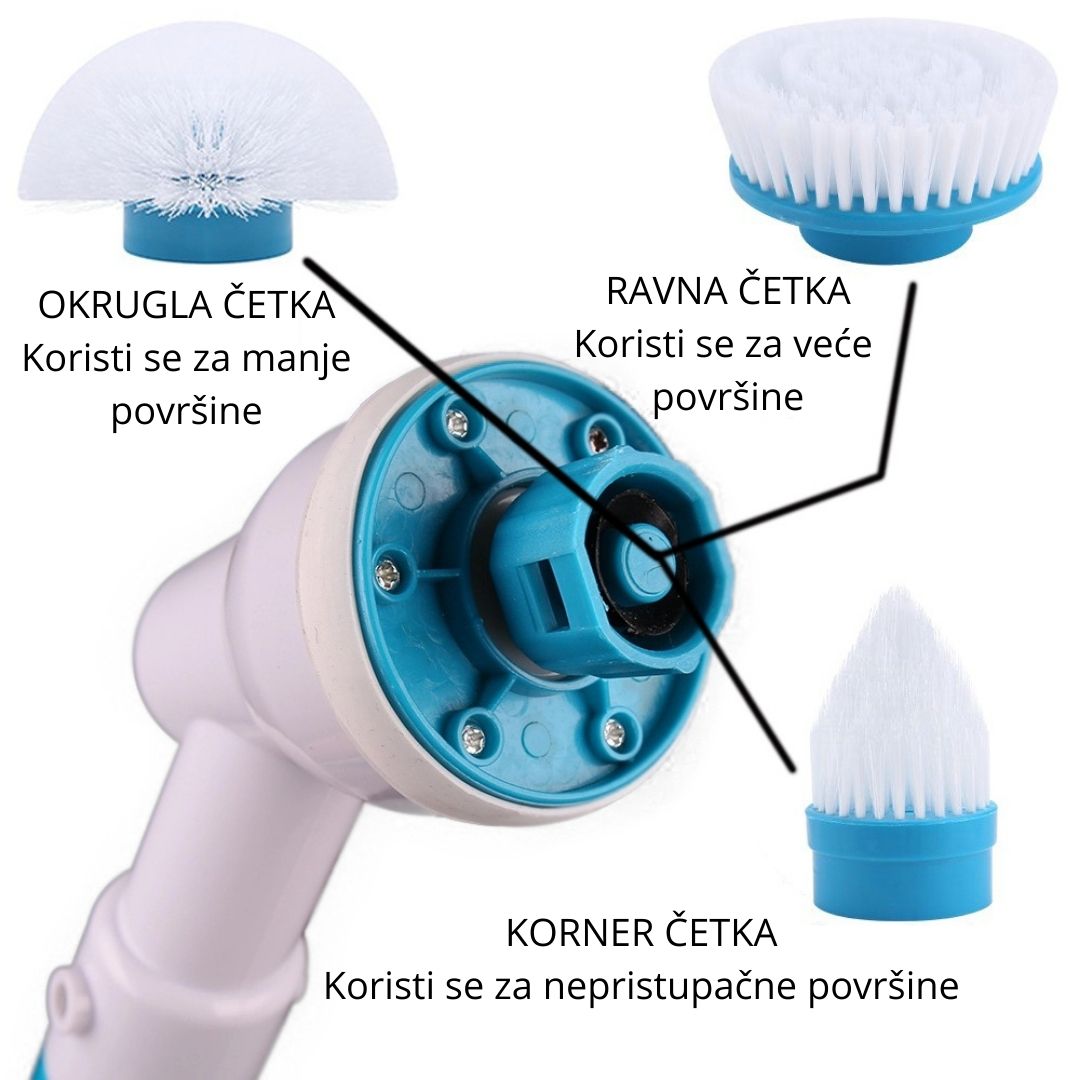 SCRUBBER  Rotirajuća električna četka za čišćenje