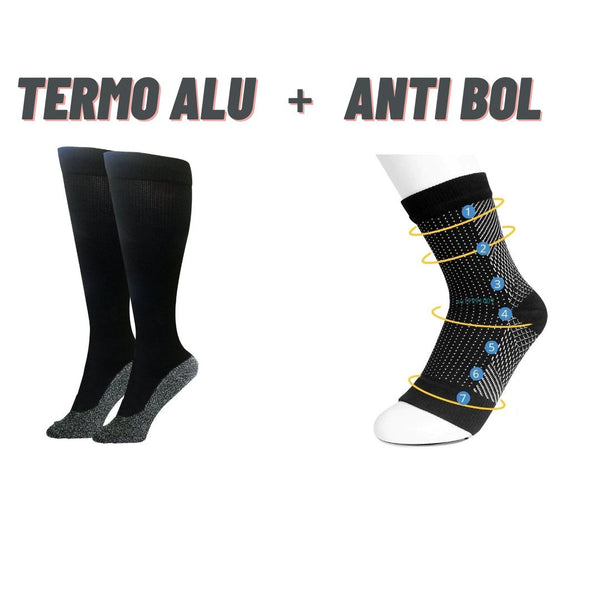 TERMO ALU + ANTI BOL ČARAPE – Komplet od dva para čarapa