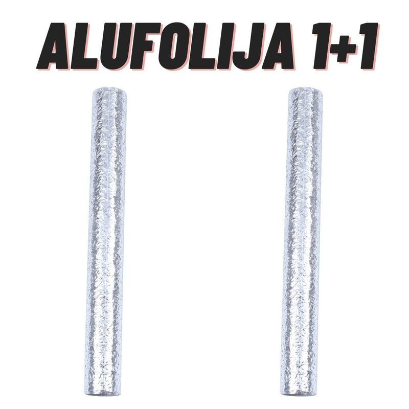 ALUFOLIJA 1+1 PONUDA - Folija za zaštitu kuhinjskih elemenata